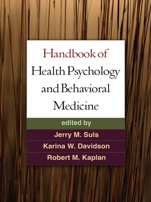 cover image of Handbook of Health Psychology and Behavioral Medicine